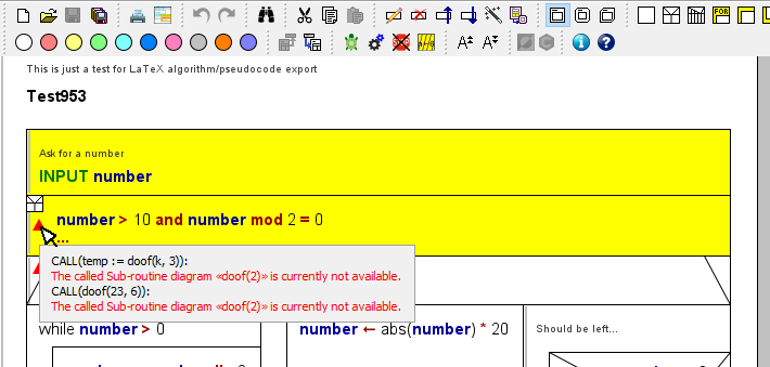 Analyser tooltip on a collapsed element